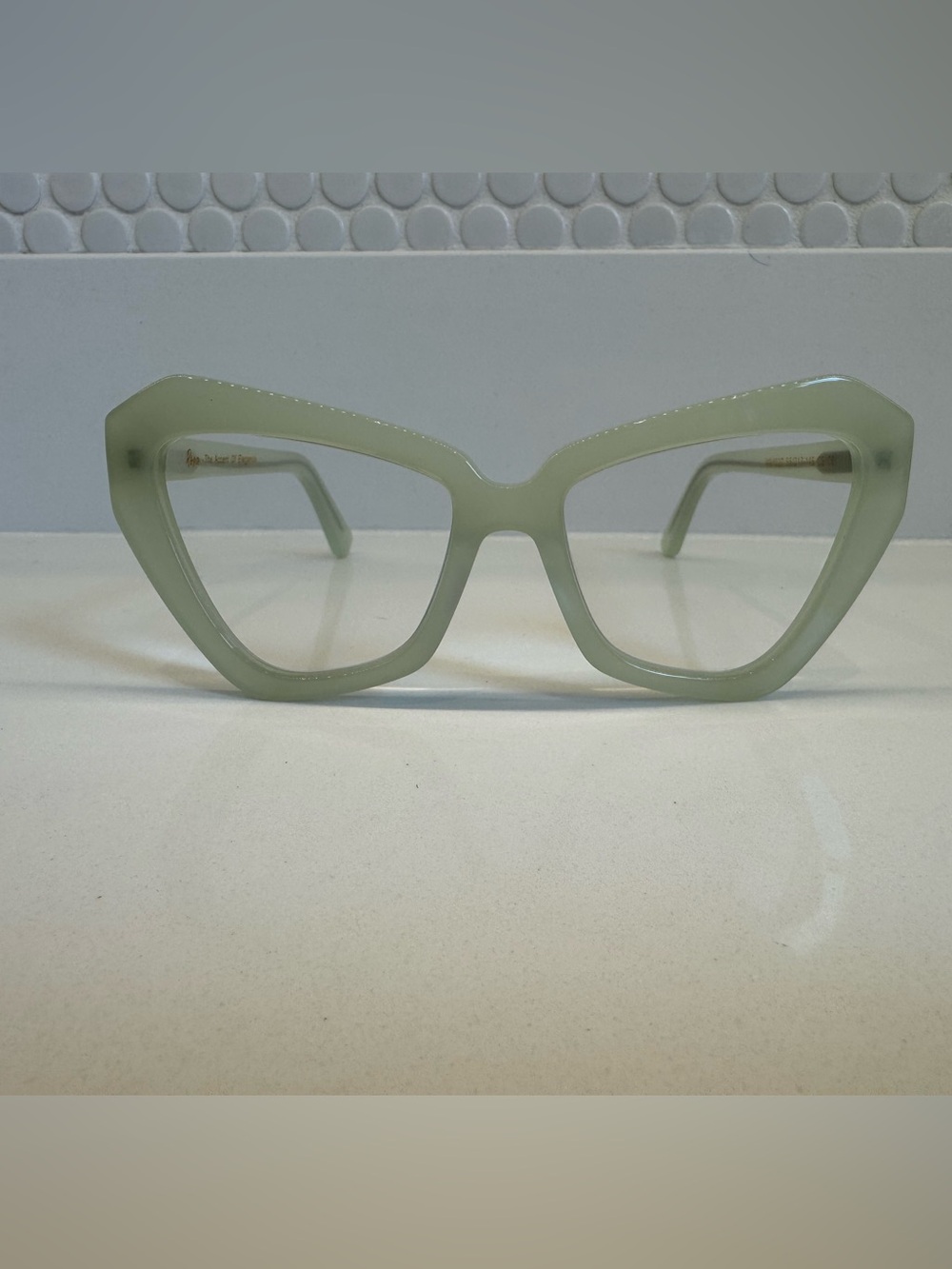 Vicci Rosa Pistachio Cat-Eye reading glasses +1.5 magnification